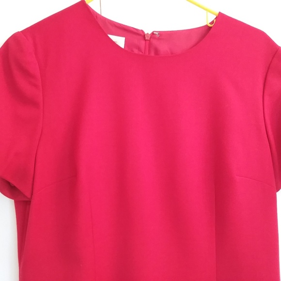 Red Woolen Talbots Dress - Picture 3 of 8